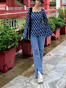 AQUACOLLECTION Women Printed Straight Kurta