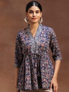 MAAJISA Women Self Design Flared Kurta