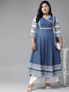 AKIKO Women Printed Anarkali Kurta