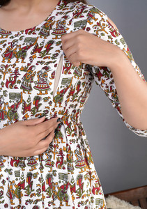 Jikonet Women Printed Anarkali Kurta