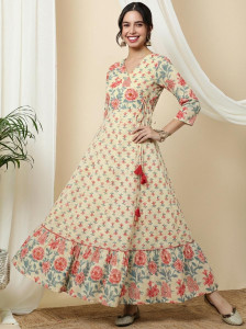 Sa Rasa Women Printed Anarkali Kurta