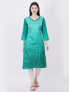 Envi Women Printed Straight Kurta