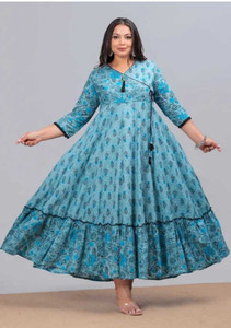 KAWDI FASHION Women Printed Anarkali Kurta