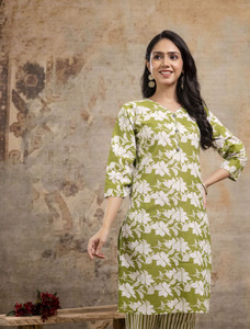 SUBHAN CLOTHING Women Striped A-line Kurta