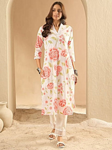 Needlecraft Women Printed Straight Kurta