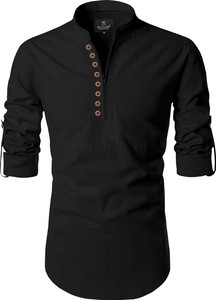 Nofilter Men Solid Straight Kurta