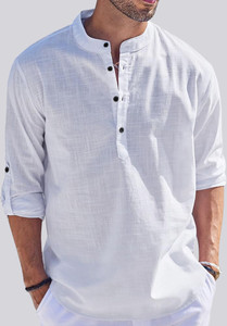 ZARTHA Men Solid Straight Kurta