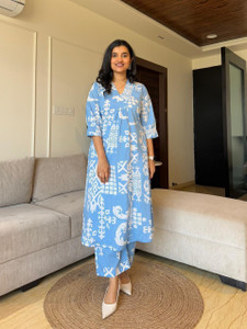 Adhi Shree Fashion Women Kurta Palazzo Set