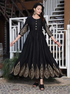 saloni creation Women Printed Anarkali Kurta