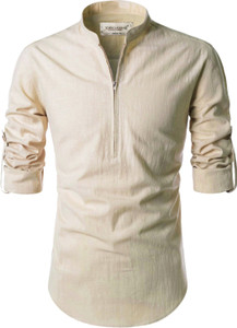 UNIFAV Men Solid Pathani Kurta