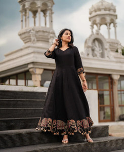 TANTANATAN Women Printed Anarkali Kurta