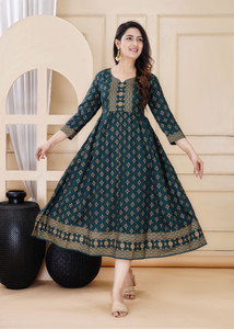 VASTRAKUL Women Printed Anarkali Kurta