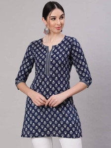 PIROKI Women Printed Straight Kurta