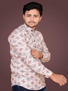 Varidashi Men Printed A-line Kurta
