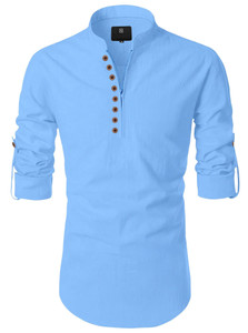 Nofilter Men Solid Straight Kurta