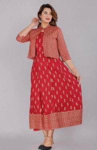 SOHRAB Women Printed Anarkali Kurta