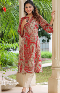 Tabeedah Women Printed A-line Kurta