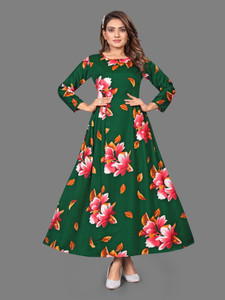 Hiral Creation Women Printed Anarkali Kurta