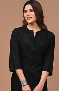 Rimeline Women Solid Straight Kurta