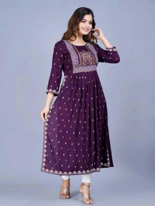 RadhikaKurtis Women Printed A-line Kurta