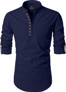 Nofilter Men Solid Straight Kurta