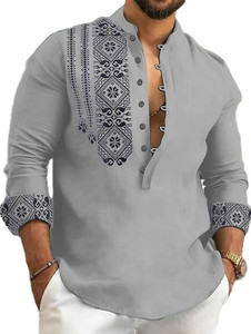 DIMMY Men Printed A-line Kurta