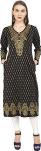 Rosary Women Printed Straight Kurta