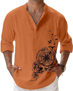 DEELMO Men Solid Straight Kurta