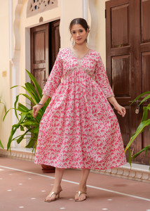 Lakshay Fashion Women Embroidered Anarkali Kurta