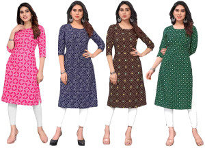 Hiral Women Printed Straight Kurta