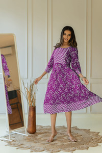 MIRCHI FASHION Women Printed, Floral Print Anarkali Kurta