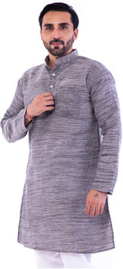 Aaryavar Men Self Design Straight Kurta