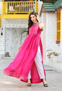 dimonsher Women Printed Flared Kurta