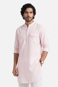 Snitch Men Solid Straight Kurta