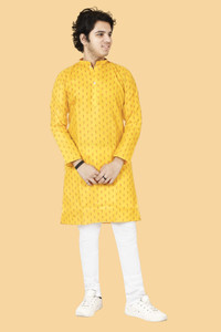 STCFASHION Boys Self Design Straight Kurta