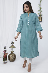 Neerupam Collection Women Self Design Straight Kurta