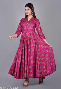 SSART Women Printed Anarkali Kurta
