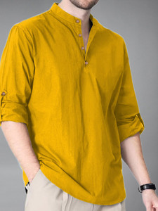 Vida Loca Men Solid A-line Kurta