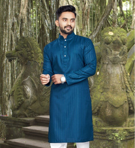 HIKNOCK Men Self Design Ethnic Dress Kurta