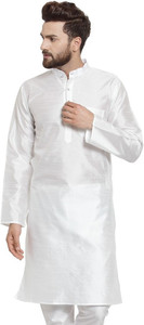 HouseOfCommon Men Solid Straight Kurta