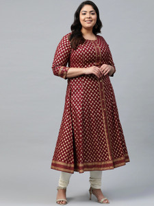 Yash Gallery Women Printed A-line Kurta
