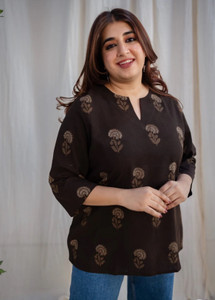 JAIPUR FASHION Casual Printed Women White Top