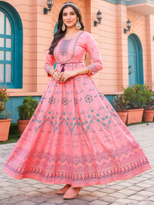 - FK FASHION अनारकली गाउन