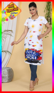 AakarShana Women Solid A-line Kurta