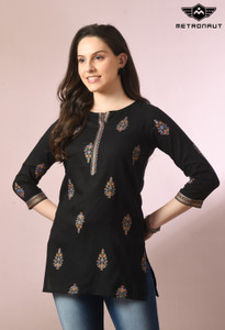 METRONAUT Women Printed Straight Kurta
