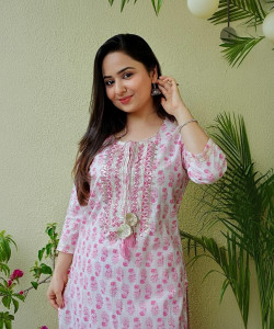 BJSN Women Printed A-line Kurta