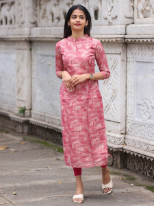 Sun Fashion And Lifestyle Women Printed Straight Kurta