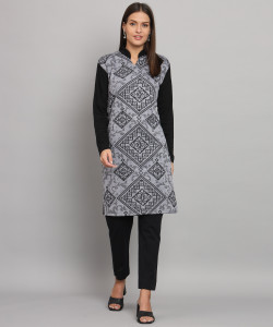 young threads collection Women Self Design Straight Kurta
