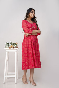DIPANI Women Printed Anarkali Kurta