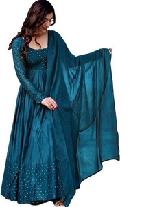 NARI DREAM Women Applique Anarkali Kurta